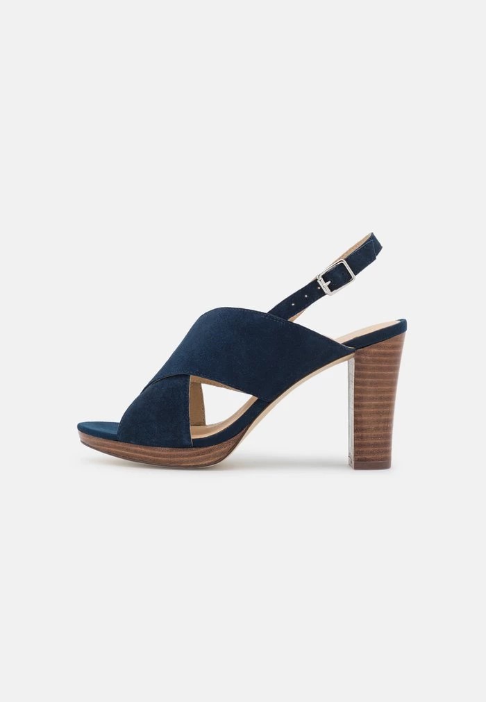 Sandale ANNA FIELD Anna Field Cuir Bleu Marine Femme | CTF-0233448